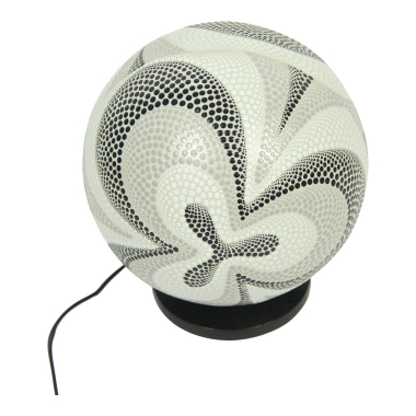 Lamp glasvezel bloem stippen