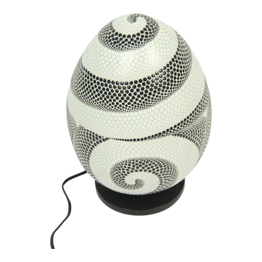 Lamp glasvezel spiraal ei stippen