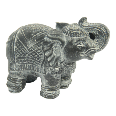 Statue resin elephant grey