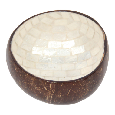 Schaal kokosnoot schelp M