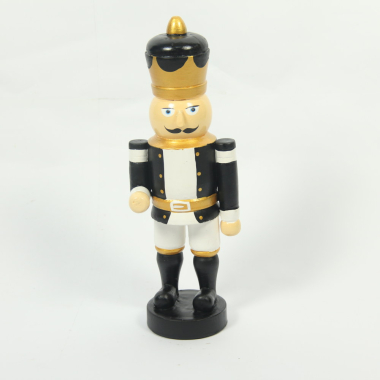 Beeld hout notenkraker groen L