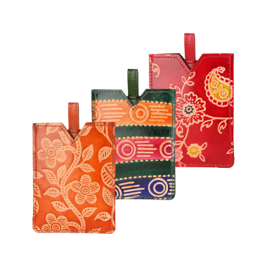 Handspiegel geitenleer rechthoekig assorti