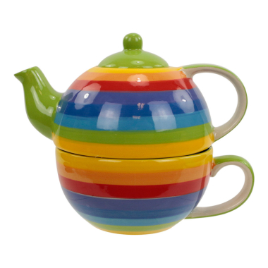 Tee für 1 Set Keramik-Regenbogen