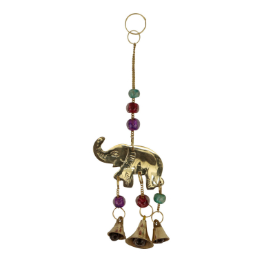 Anhänger Elefant Mini aus Messing