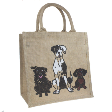 Tas jute hond bruin