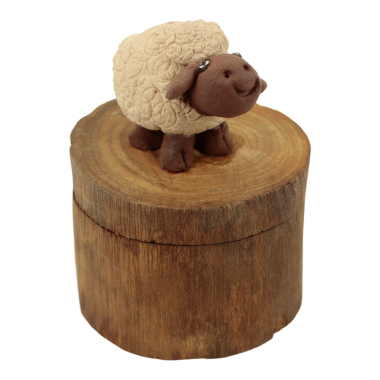 Doos hout schaap