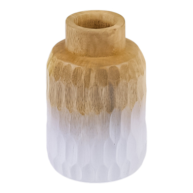 Vaas hout honingraat ombre S