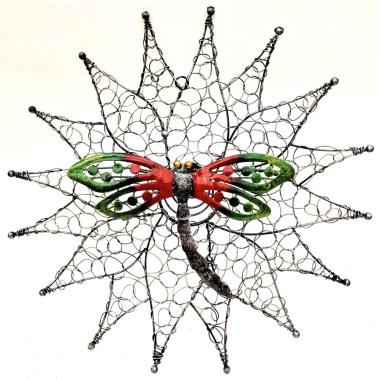 Wanddeco Wired Web Dragonfly