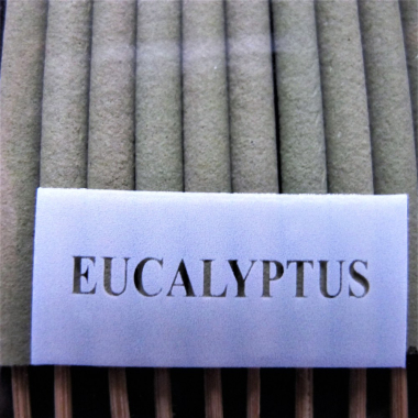 Wierook, 10 stokjes 16+7 cm, Eucalyptus