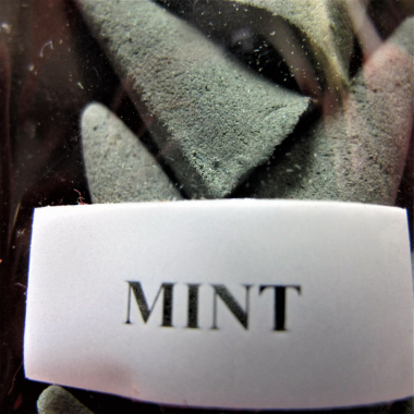 Wierook, 10 kegeltjes, Mint