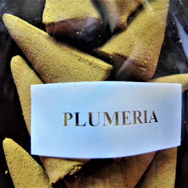 Wierook, 10 kegeltjes, Plumeria