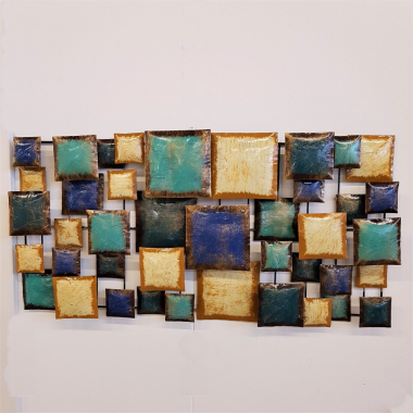 Wanddeco Blokken Modern 80 x 40 cm Laut
