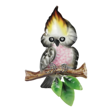 Wanddeco "Burung Aneh" Pink