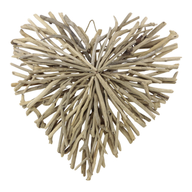 Heart, stick wood, 60 cm