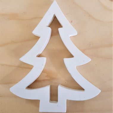 Houten kerst ornament "Tree" WW 20 cm