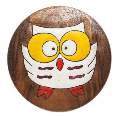 Krukje hout uil gele ogen