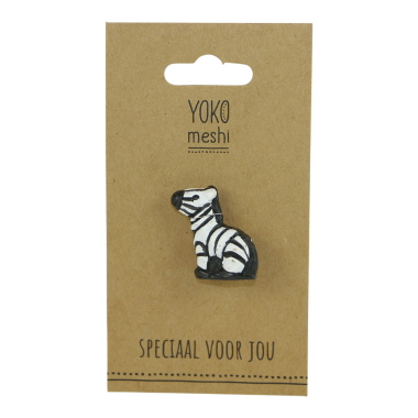 Geluksbrenger polystone zebra