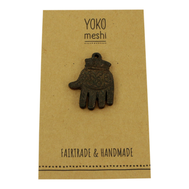 Geluksbrenger polystone fatima handje zwart