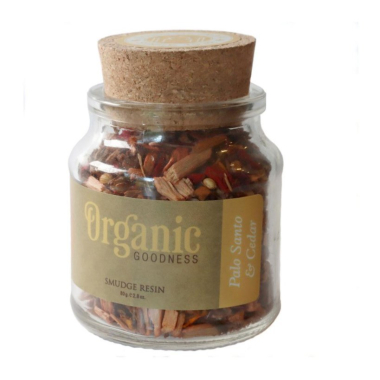 Organische smudge hars palo santo en ceder