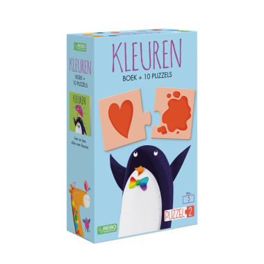 Kleuren - Puzzel2 (10 pag. karton)