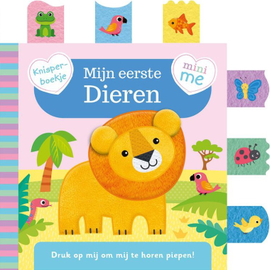 Mijn eerste dieren - knisperboekje - mini me (8 pag. karton)
