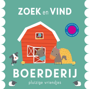 Zoek en vind Boerderij - pluizige vriendjes (10 pag. karton)