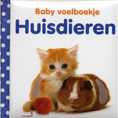 Baby voelboekje Huisdieren (12 blz. gebonden)