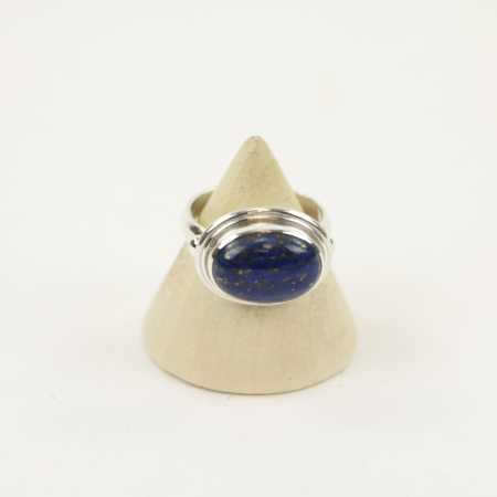 Ring zilver Mt. 7/55 Lapis Lazuli RAJ8