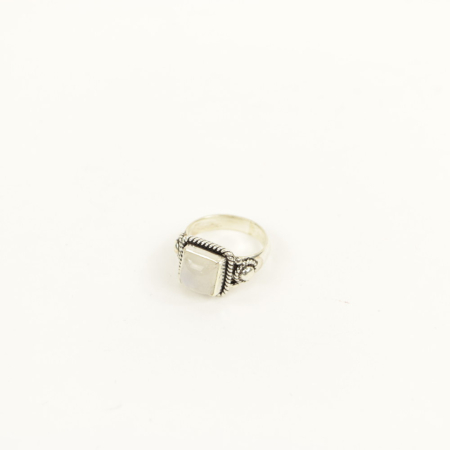 Ring zilver Mt. 6/52 Maansteen MQS17