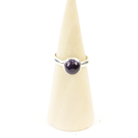 Ring zilver Mt. 7/55 Amethist MQS671