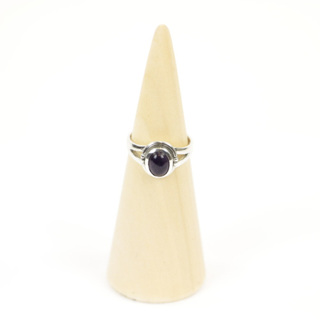 Ring zilver Mt. 7/55 Amethist HAS22