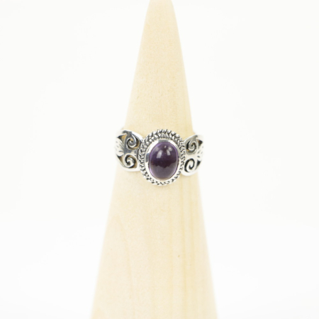 Ring zilver Mt. 7/55 Amethist HAS113
