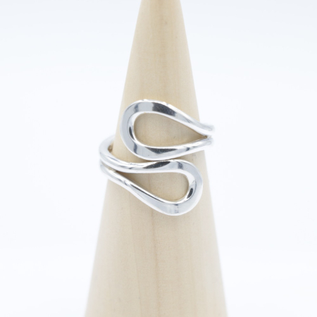 Ring zilver Mt. 9/60 Modern RB038