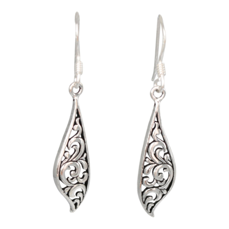 Jugendstil-Ohrring, Silber SP1609