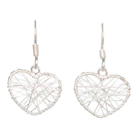 Oorhanger Hart, zilver SP8200