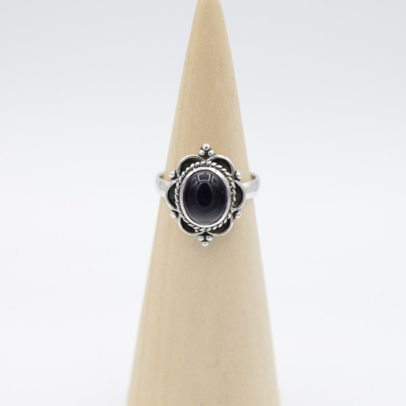 Ring zilver Mt. 7/55 Amethist HR204