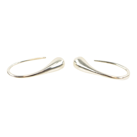 Oorhanger, druppel, zilver E014