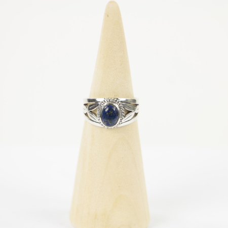 Ring zilver Mt. 10/62 Lapis Lazulli HAS149