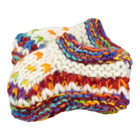 Babyslofjes regenboog, wol