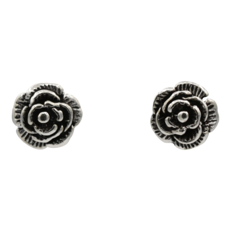 Oorsteker Bloem, zilver RB223