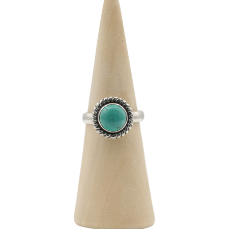 Ring zilver Mt. 10/62 Turquoise RAJ15