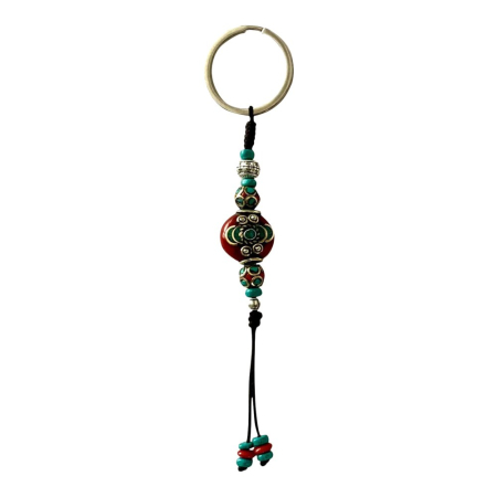 Tibetaanse Sleutelhanger, rood