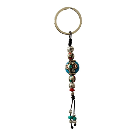 Tibetaanse Sleutelhanger, blauw