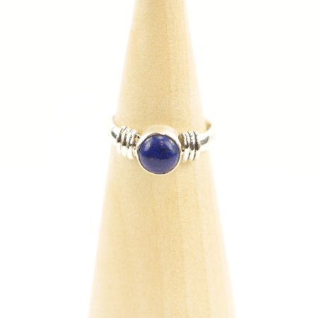 Ring Silber Mt. 6/52 Lapislazulli MN09