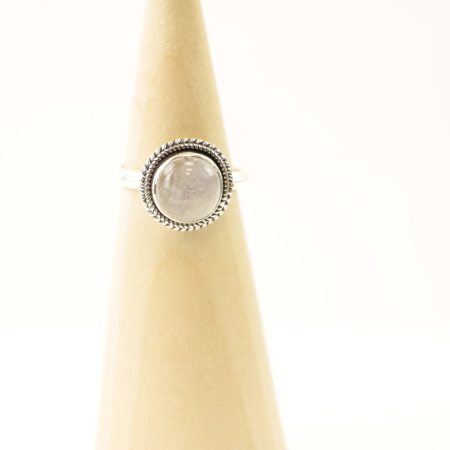 Ring zilver Mt. 7/55 Maansteen MQS443
