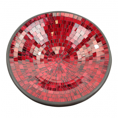 Schaal mozaiek rood XL