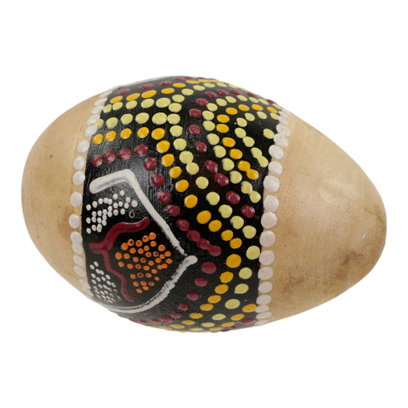 Maracas ei stippen rood/geel S