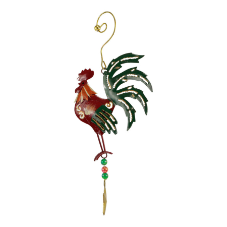 Hanger metaal haan bloem
