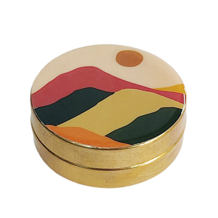 Pillendoos messing bergen