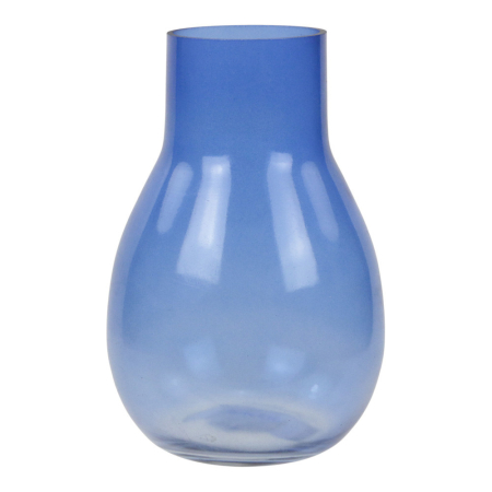 Vaas glas basic blauw